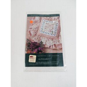 Historic Needlework Guild Sampler Pattern Kit Little Esquisites Alphabet Charm